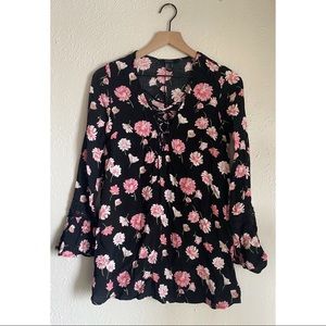 Target | Black Flowered Dress